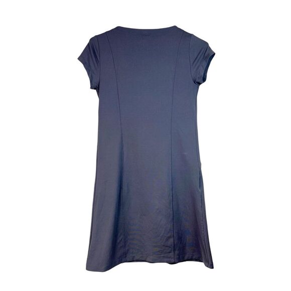 Toad&Co Tech Tomboy Cap Sleeve Dress Gray Stretch Pullover Outdoors Size S - Picture 2 of 10